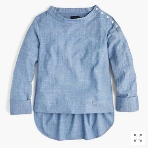 J Crew Funnel Neck Shirt